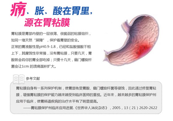 活谓素保护修复胃粘膜